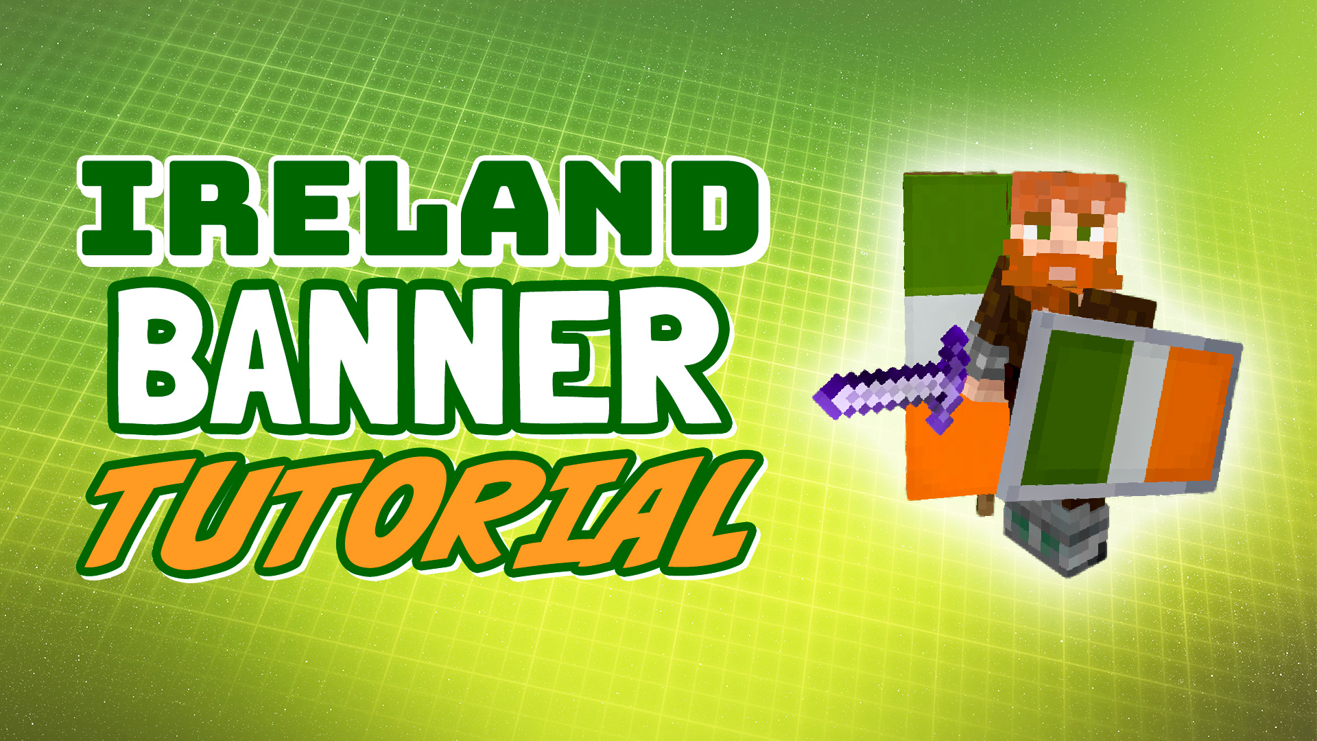 Minecraft Ireland banner flag tutorial