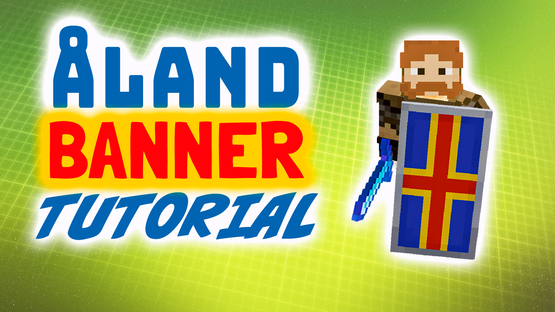 Minecraft Åland banner flag tutorial