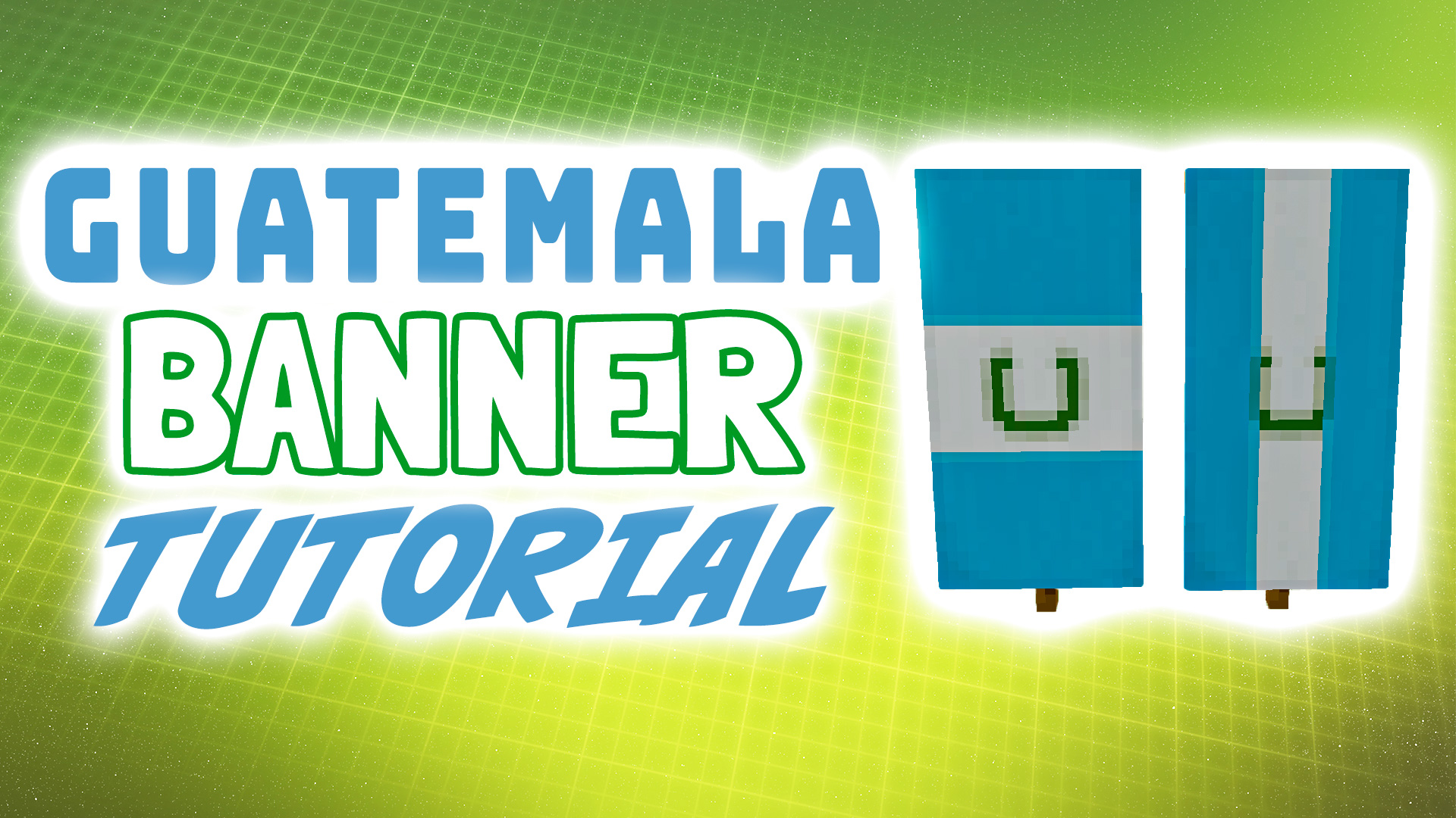 Minecraft Guatemala banner flag tutorial