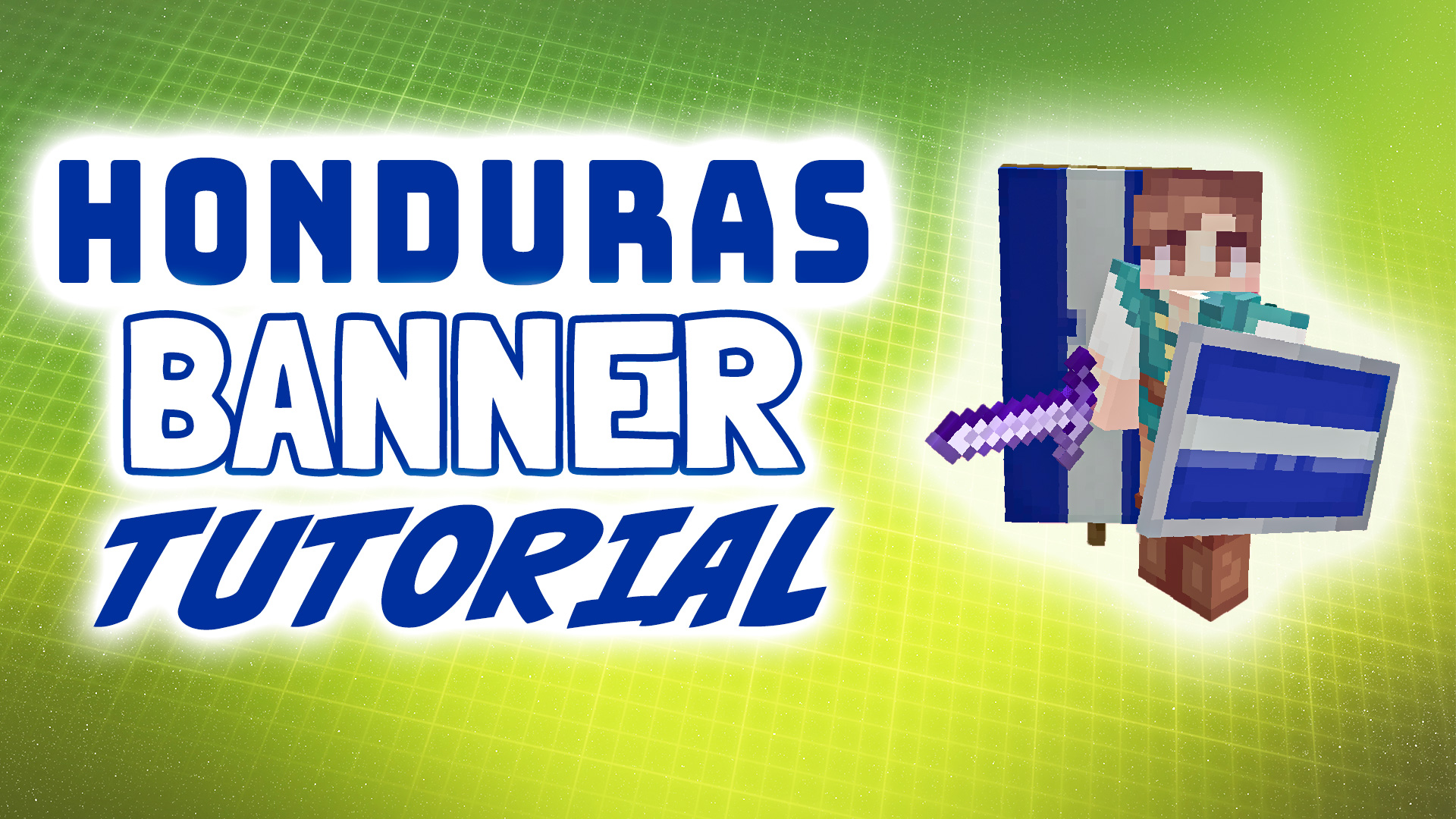 Honduras Honduran flag banner Minecraft tutorial