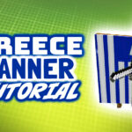 How to make the flag of Greece as a banner in Minecraft